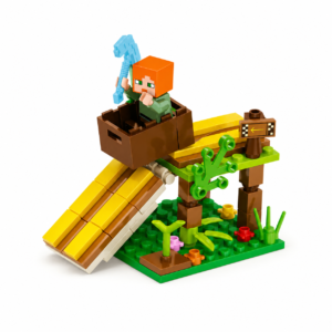 My World Rampa y Vagón – Bloques Armables SHUAI 80 Piezas