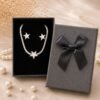 WhatsApp Image 2026-08-13 at 5.53.12 PM Set Acero Collar y Aros Estrella Plateado